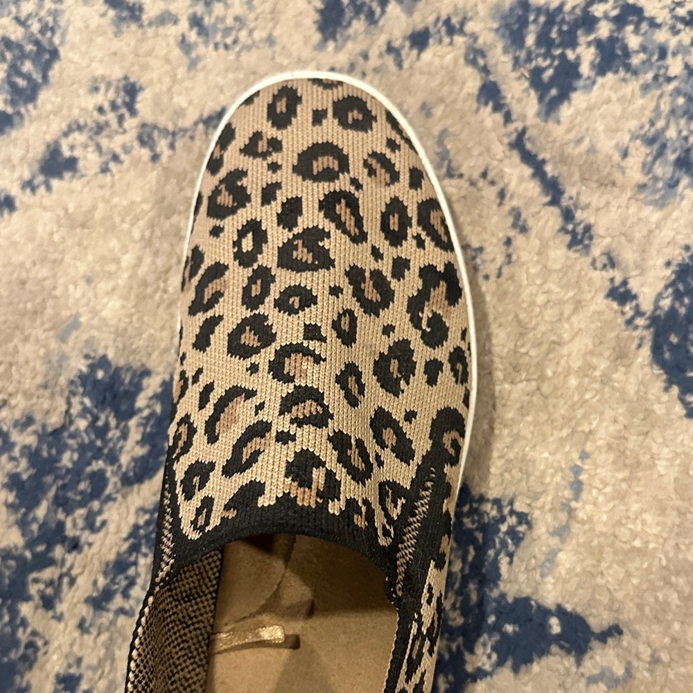 Sonoma Leopard Print Slip-On Sneakers in Tan and Black - Picture 2 of 3
